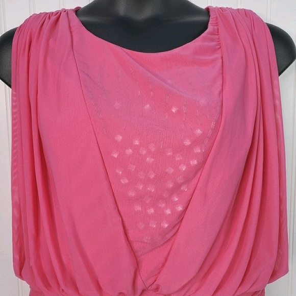KATIA Blouson Stretch Sleeveless Pink Dress 1X - Picture 2 of 6